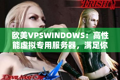 欧美VPSWINDOWS：高性能虚拟专用服务器，满足你的网络需求