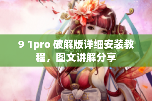 9 1pro 破解版详细安装教程，图文讲解分享