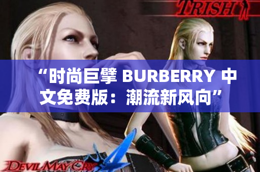 “时尚巨擘 BURBERRY 中文免费版：潮流新风向”