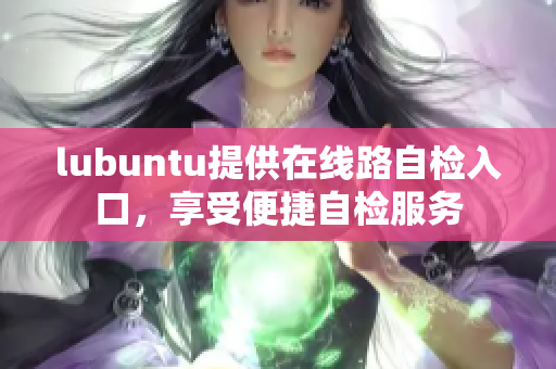 lubuntu提供在线路自检入口，享受便捷自检服务