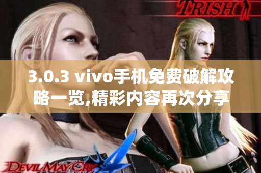 3.0.3 vivo手机免费破解攻略一览,精彩内容再次分享