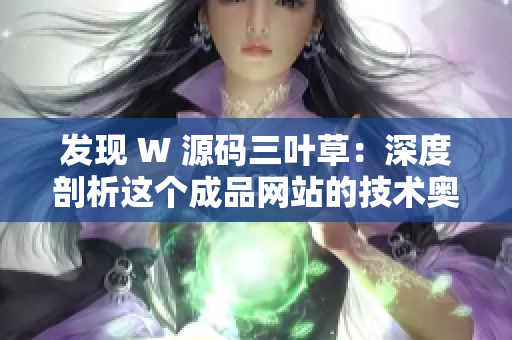 发现 W 源码三叶草：深度剖析这个成品网站的技术奥秘