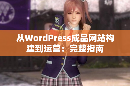 从WordPress成品网站构建到运营：完整指南