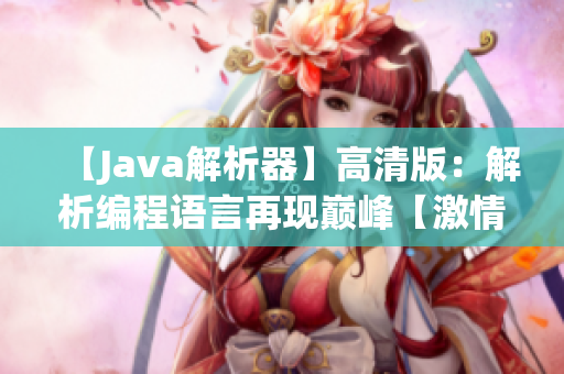 【Java解析器】高清版：解析编程语言再现巅峰【激情】