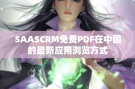 SAASCRM免费PDF在中国的最新应用浏览方式