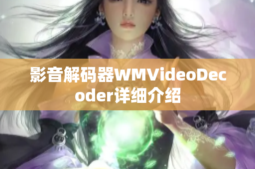 影音解码器WMVideoDecoder详细介绍