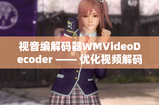 视音编解码器WMVideoDecoder —— 优化视频解码性能与效率