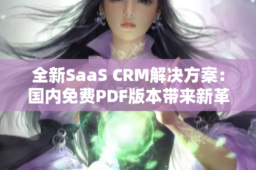 全新SaaS CRM解决方案：国内免费PDF版本带来新革命