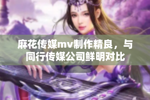 麻花传媒mv制作精良，与同行传媒公司鲜明对比