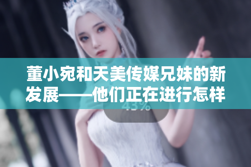 董小宛和天美传媒兄妹的新发展——他们正在进行怎样的事情？