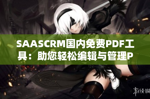 SAASCRM国内免费PDF工具：助您轻松编辑与管理PDF文件