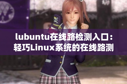 lubuntu在线路检测入口：轻巧Linux系统的在线路测评入口