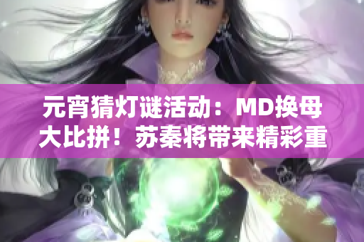 元宵猜灯谜活动：MD换母大比拼！苏秦将带来精彩重现