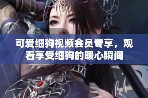 可爱细狗视频会员专享，观看享受细狗的暖心瞬间