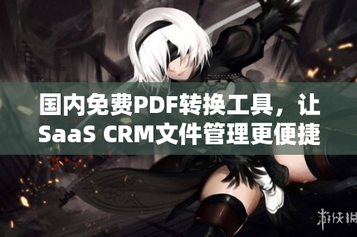 国内免费PDF转换工具，让SaaS CRM文件管理更便捷