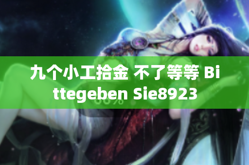 九个小工拾金 不了等等 Bittegeben Sie8923